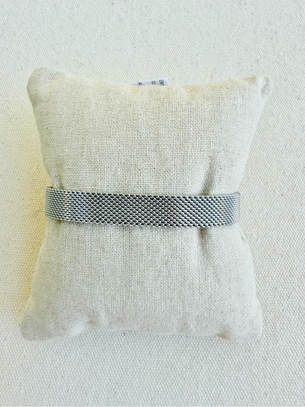 *Mesh Bracelet Band* Retired KEEP COLLECTIVE Buckle Clasp Silver